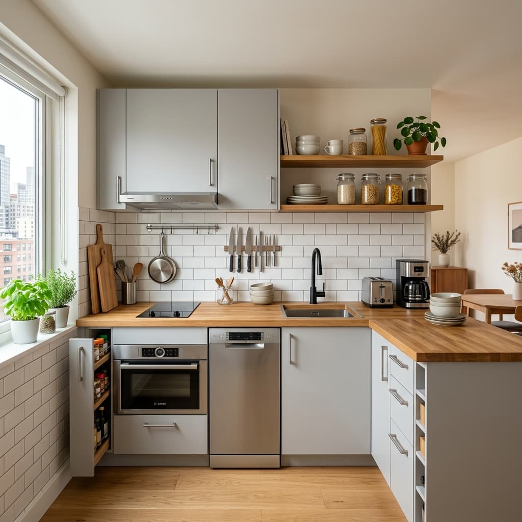 Compact urban kitchen